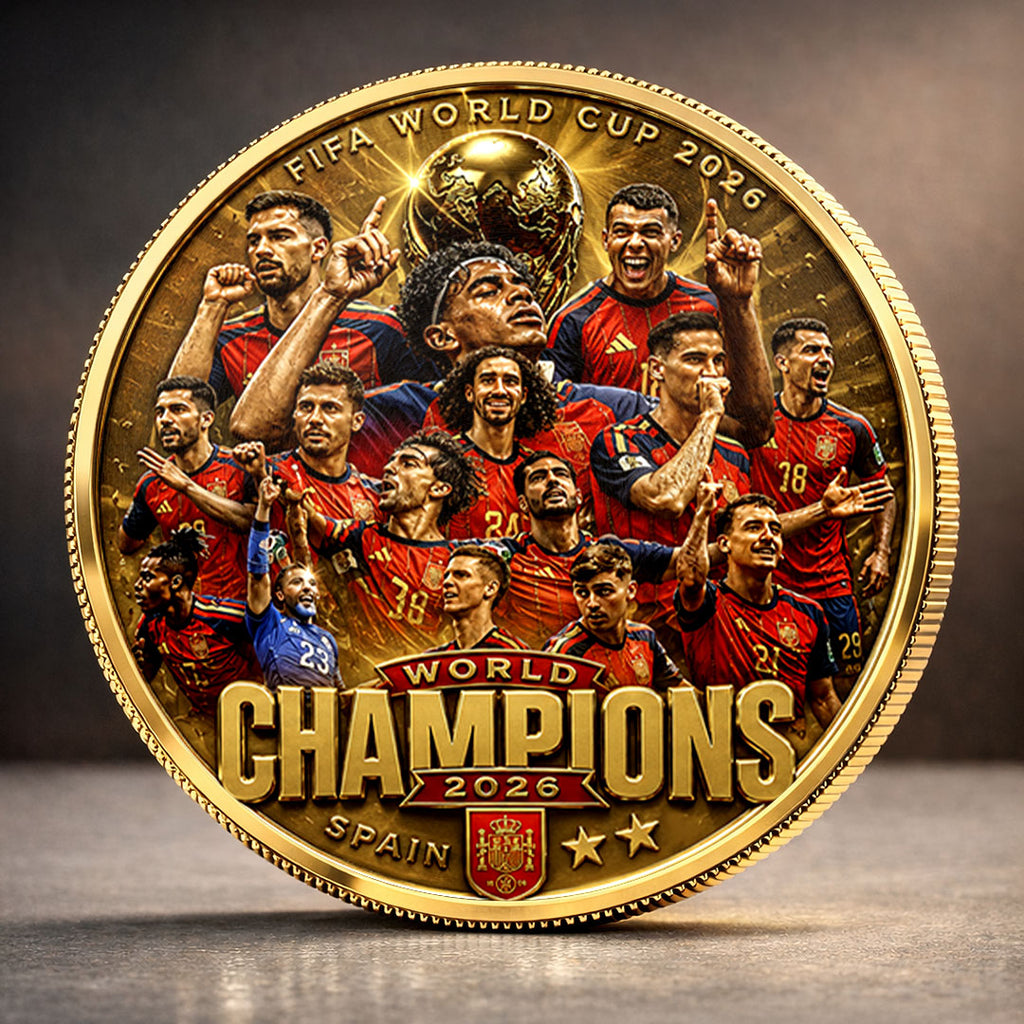 Spain National Team 2026 FIFA World Cup Champions Commemorative Coin – TMTHU7737