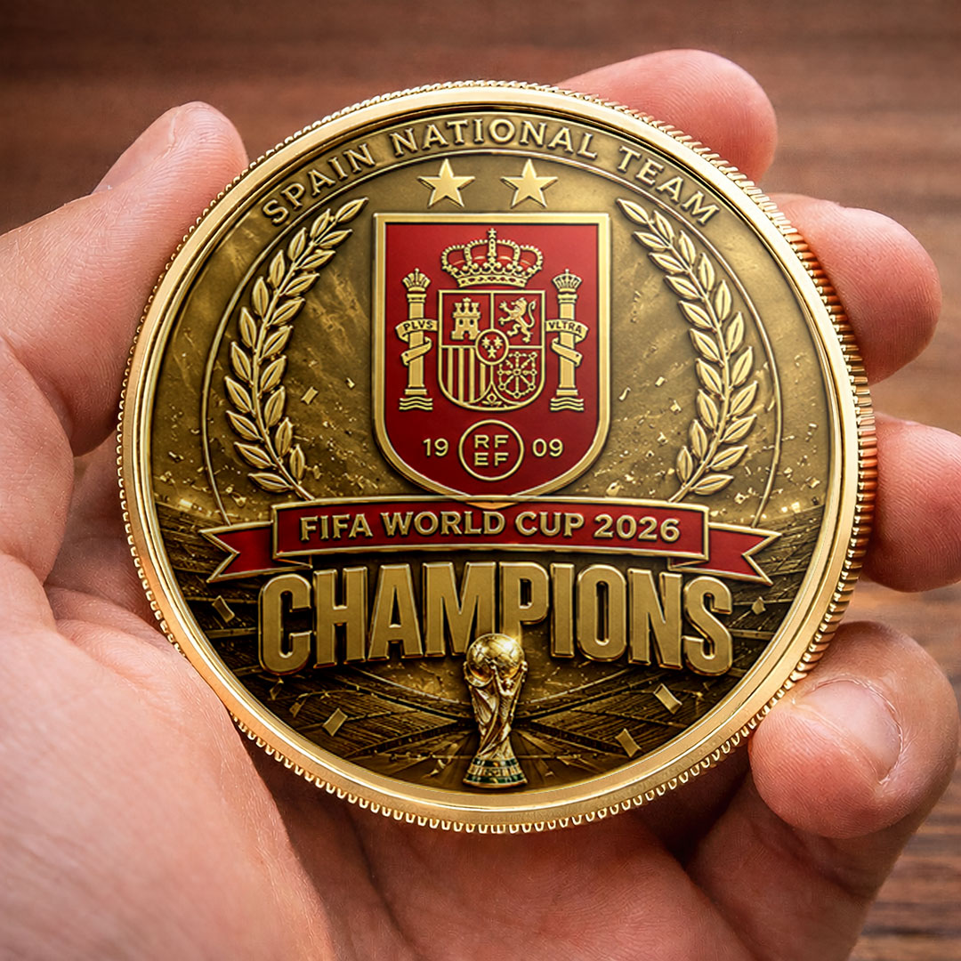 Spain National Team 2026 FIFA World Cup Champions Commemorative Coin – TMTHU7737
