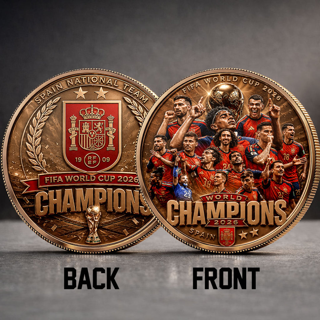 Spain National Team 2026 FIFA World Cup Champions Commemorative Coin – TMTHU7737
