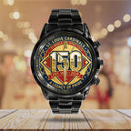 St. Louis Cardinals 150th Anniversary Black Stainless Steel Watch – TANTN21614