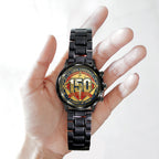 St. Louis Cardinals 150th Anniversary Black Stainless Steel Watch – TANTN21614