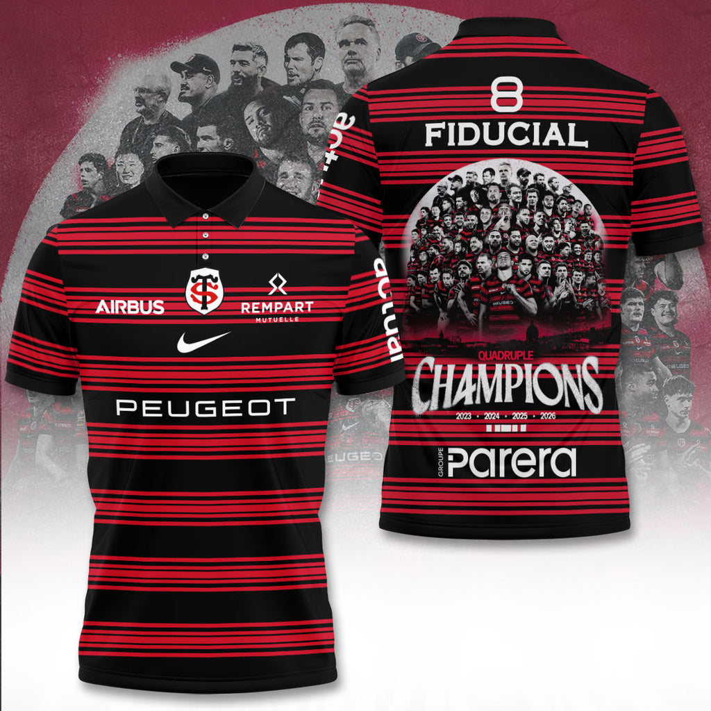 Stade Toulousain 4 Time French Champions 2026 3D Apparel – TANTN24012