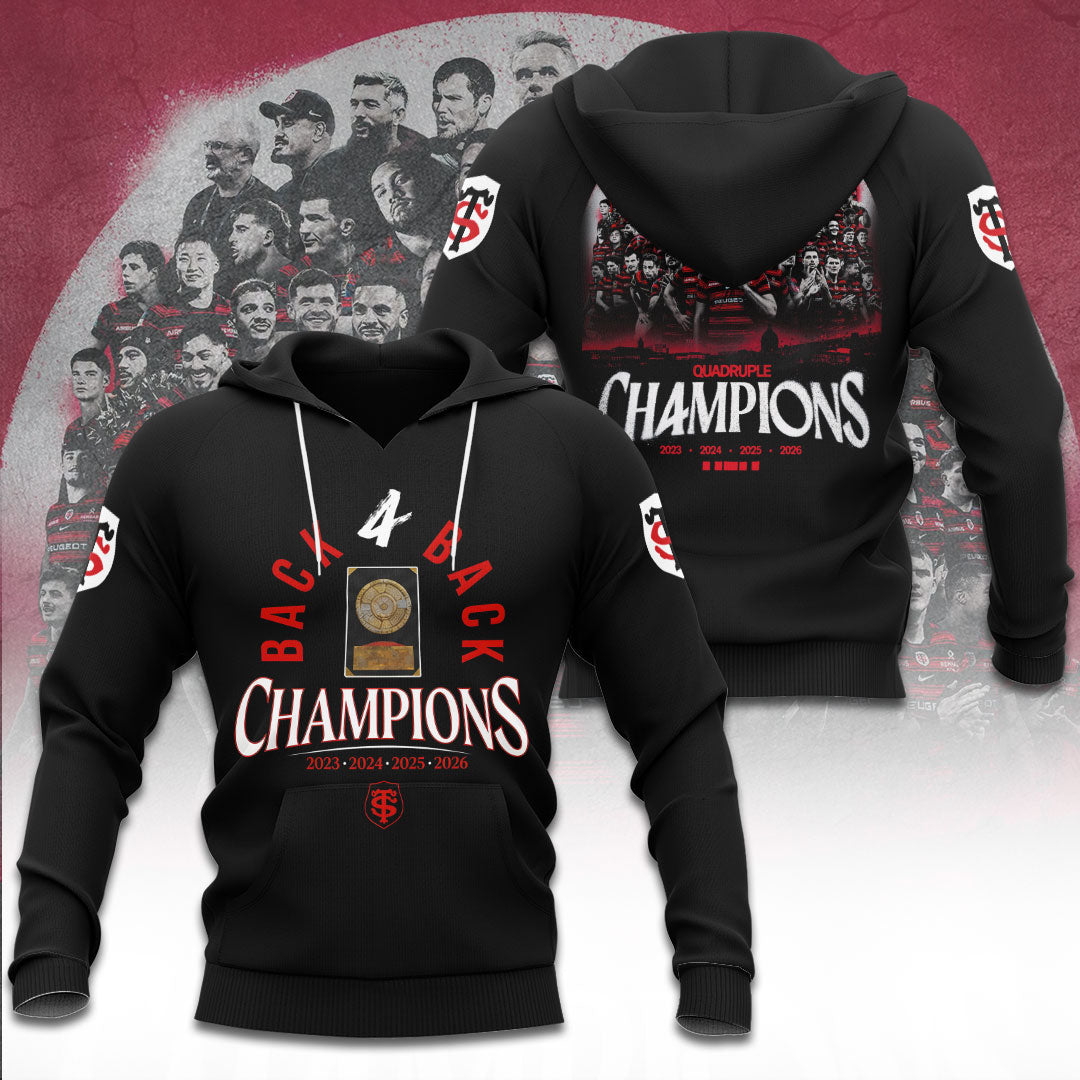 Stade Toulousain 4 Time French Champions 2026 3D Apparel – TANTN24080