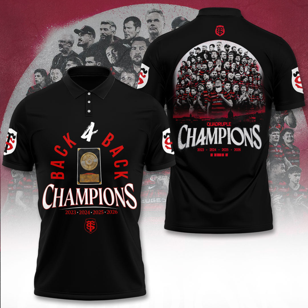 Stade Toulousain 4 Time French Champions 2026 3D Apparel – TANTN24080