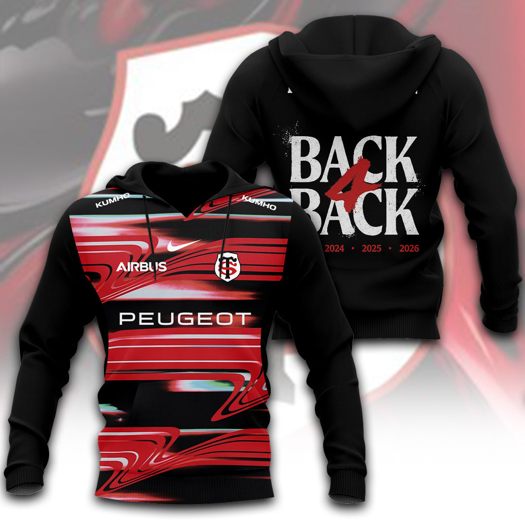 Stade Toulousain 4 Time French Champions 2026 3D Apparel – TANTN24014