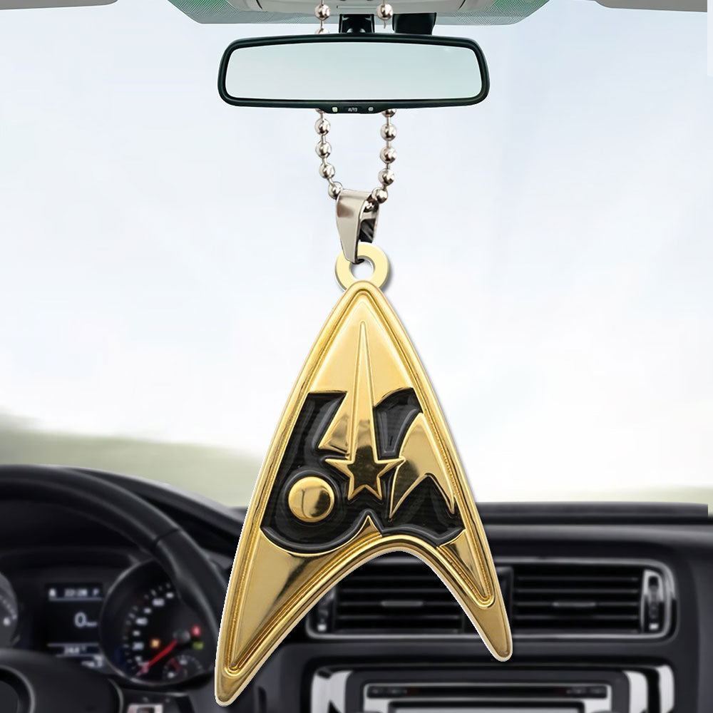 Star Trek 60th Anniversary Custom shape 2-sided Acrylic Car Ornament – TMTHU4202