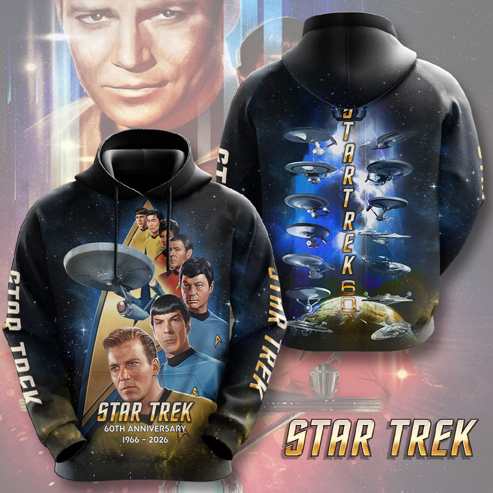 Star Trek 60th Anniversary 2026 3D Apparel – TMTHU4622