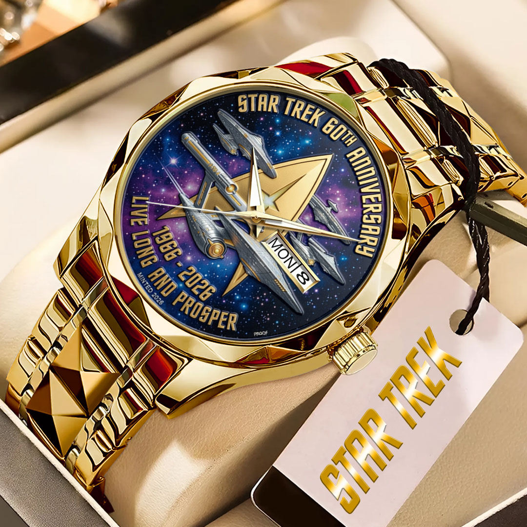 Star Trek 60th Anniversary 2026 Alloy Luxury Quartz Watch – TMTHU4824