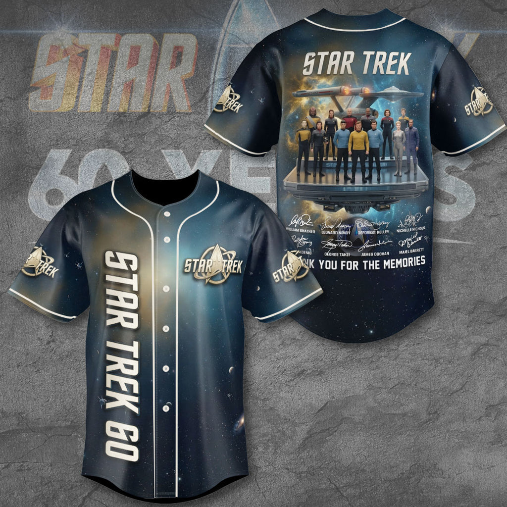 Star Trek 60th Anniversary 2026 Baseball Jersey – TMTHU4740