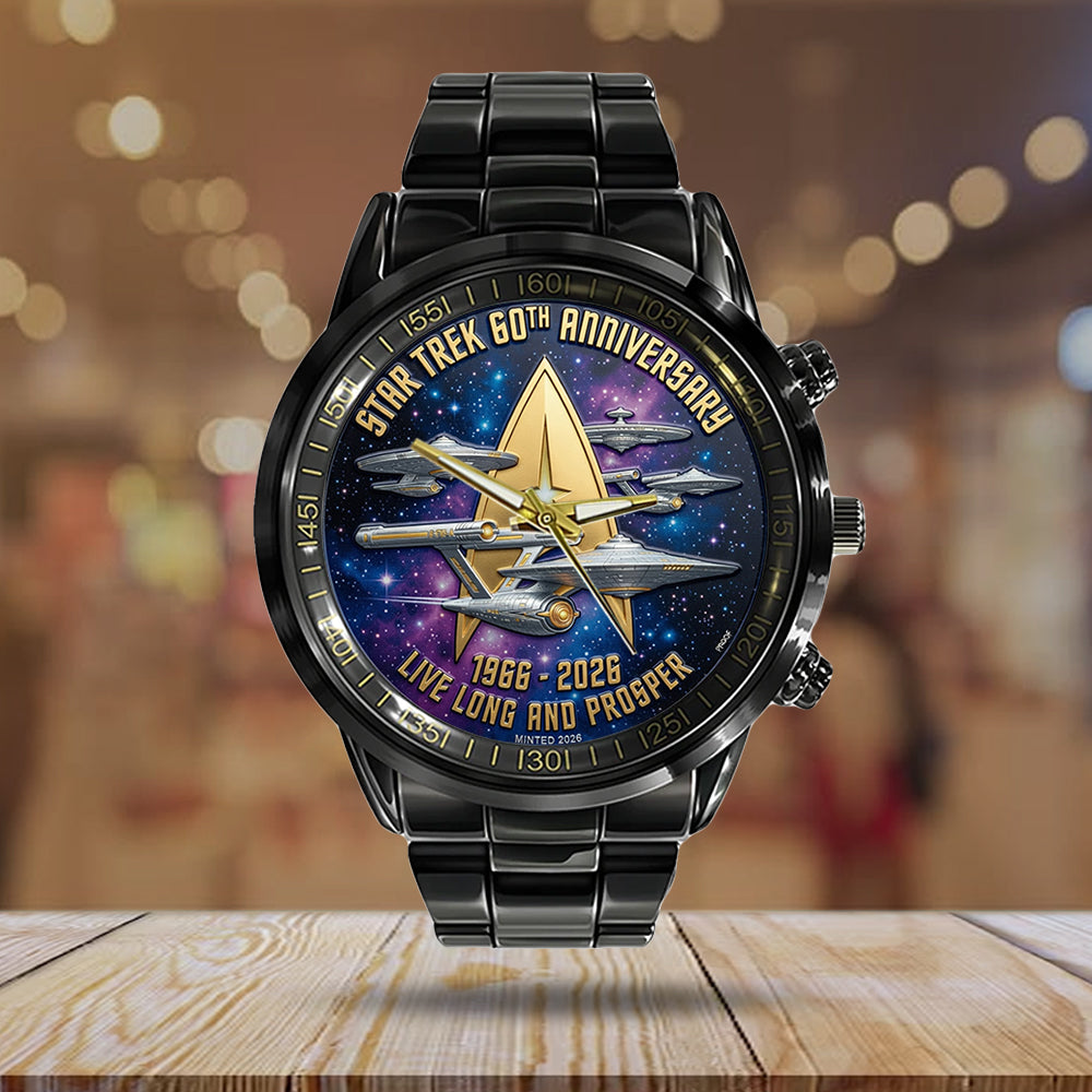 Star Trek 60th Anniversary 2026 Black Stainless Steel Watch – TMTHU4745