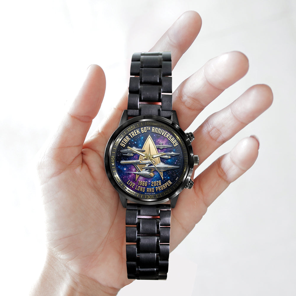 Star Trek 60th Anniversary 2026 Black Stainless Steel Watch – TMTHU4745