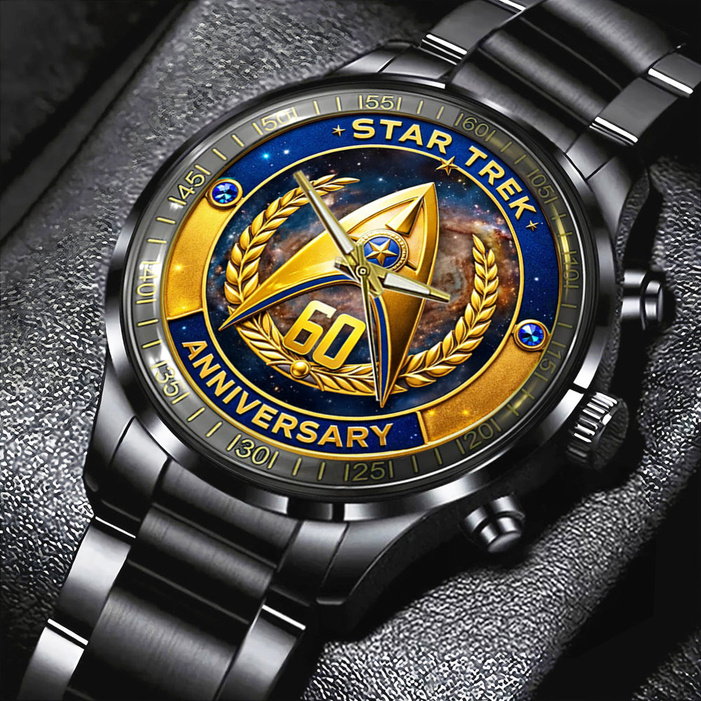 Star Trek 60th Anniversary 2026 Black Stainless Steel Watch – TMTHU4729
