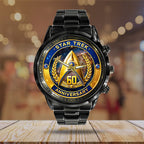 Star Trek 60th Anniversary 2026 Black Stainless Steel Watch – TMTHU4729