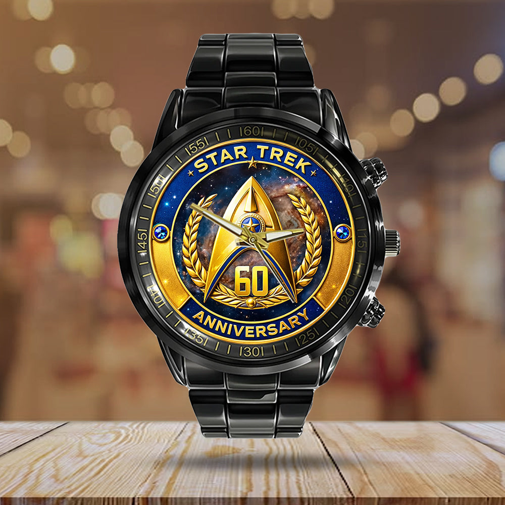 Star Trek 60th Anniversary 2026 Black Stainless Steel Watch – TMTHU4729