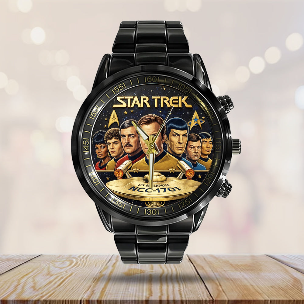 Star Trek 60th Anniversary 2026 Black Stainless Steel Watch – TMTHU4864