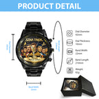 Star Trek 60th Anniversary 2026 Black Stainless Steel Watch – TMTHU4864