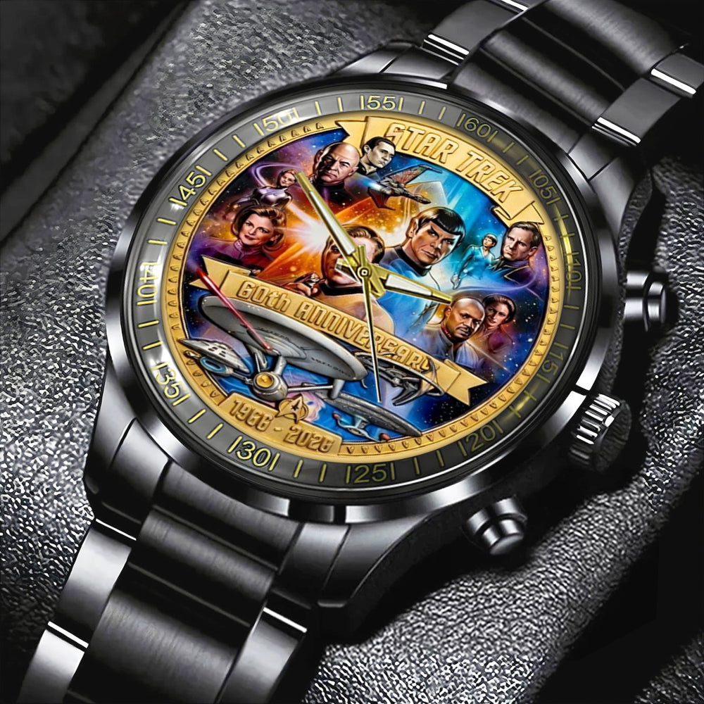 Star Trek 60th Anniversary 2026 Black Stainless Steel Watch – TMTHU4868