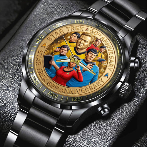 Star Trek 60th Anniversary 2026 Black Stainless Steel Watch – TMTHU5347
