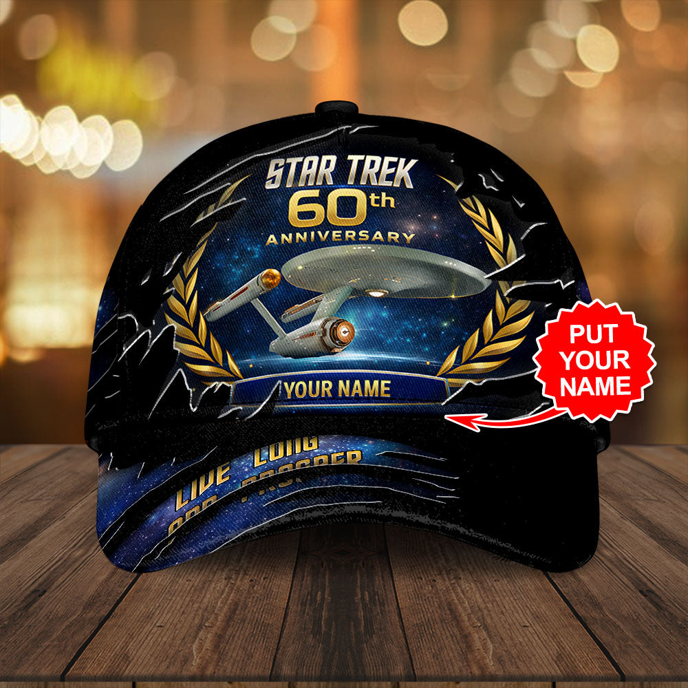 Personalized Star Trek 60th Anniversary 2026 Classic Cap – TANTN21301