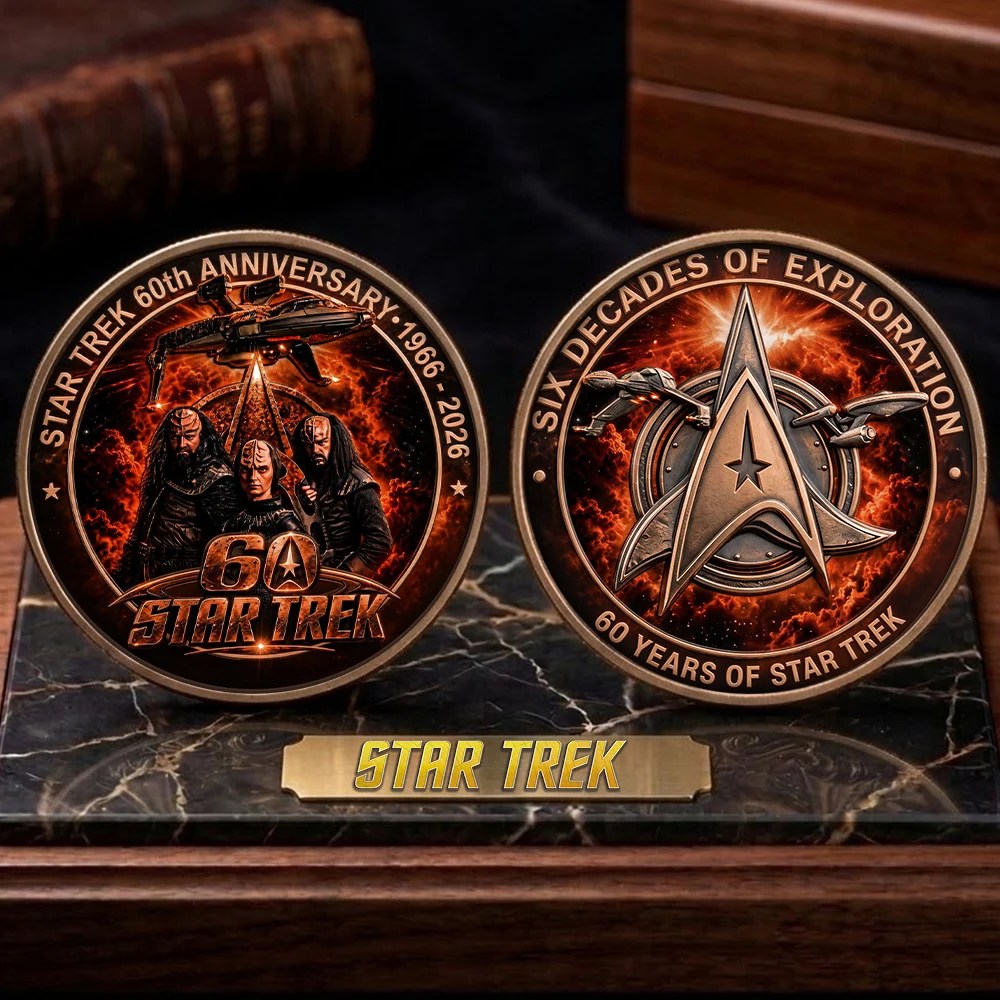 Star Trek 60th Anniversary 2026 Commemorative Coin – TMTHU10024