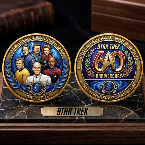 Star Trek 60th Anniversary 2026 Commemorative Coin – TMTHU4540