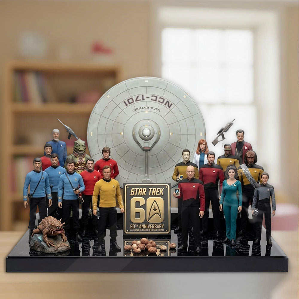 Star Trek 60th Anniversary 2026 Custom Shape Acrylic Plaque – TMTHU4621