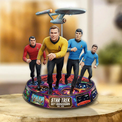 Star Trek 60th Anniversary 2026 Custom Shape Acrylic Plaque – TMTHU4879