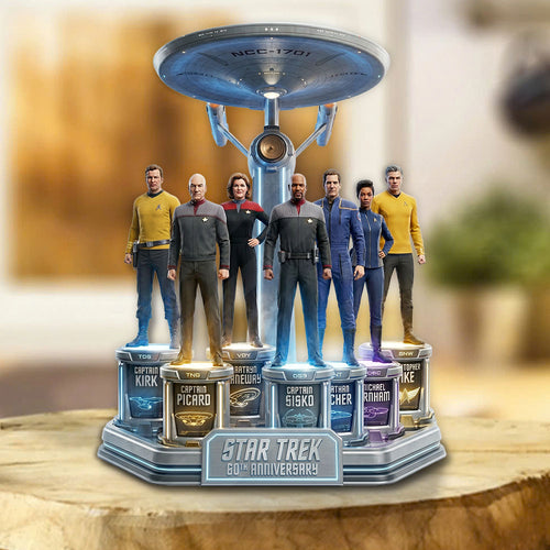 Star Trek 60th Anniversary 2026 Custom Shape Acrylic Plaque – TMTHU6510