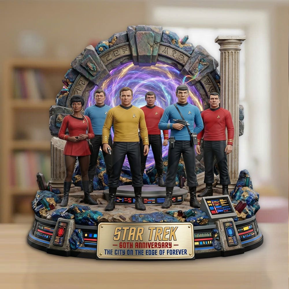 Star Trek 60th Anniversary 2026 Custom Shape Acrylic Plaque – TMTHU6716