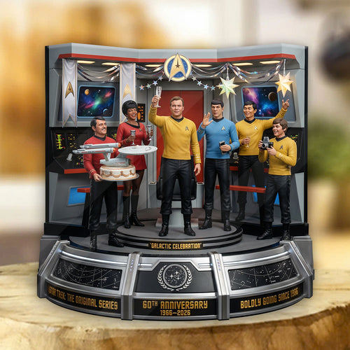 Star Trek 60th Anniversary 2026 Custom Shape Acrylic Plaque – TMTHU6798