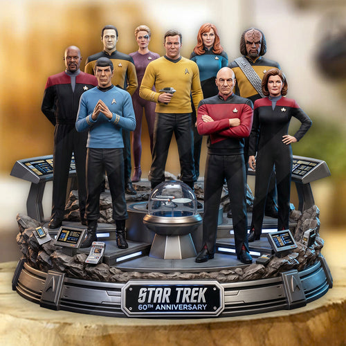 Star Trek 60th Anniversary 2026 Custom Shape Acrylic Plaque – TMTHU8136