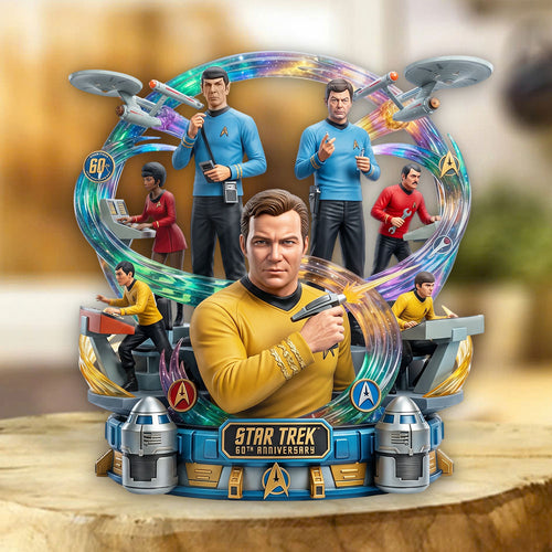 Star Trek 60th Anniversary 2026 Custom Shape Acrylic Plaque – TMTHU8544