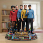 Star Trek 60th Anniversary 2026 Custom Shape Acrylic Plaque – TMTHU8781