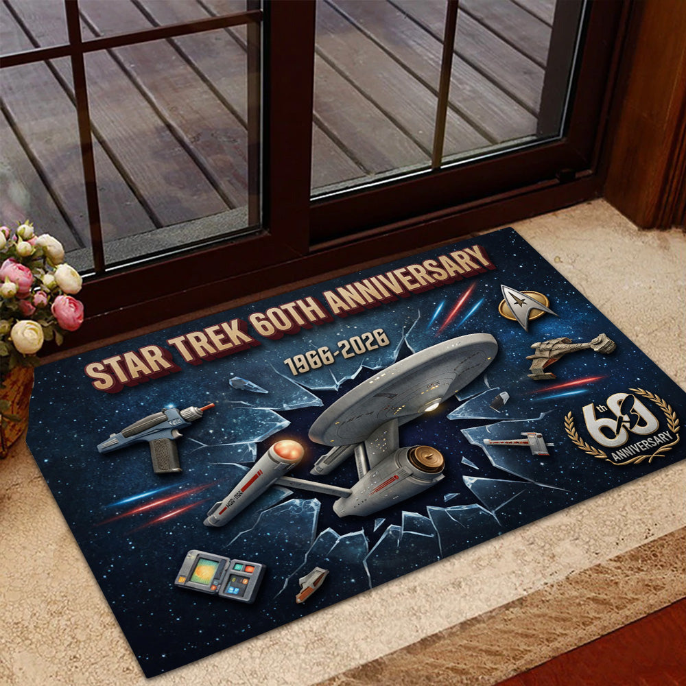 Star Trek 60th Anniversary 2026 Custom Doormat – TMTHU5415