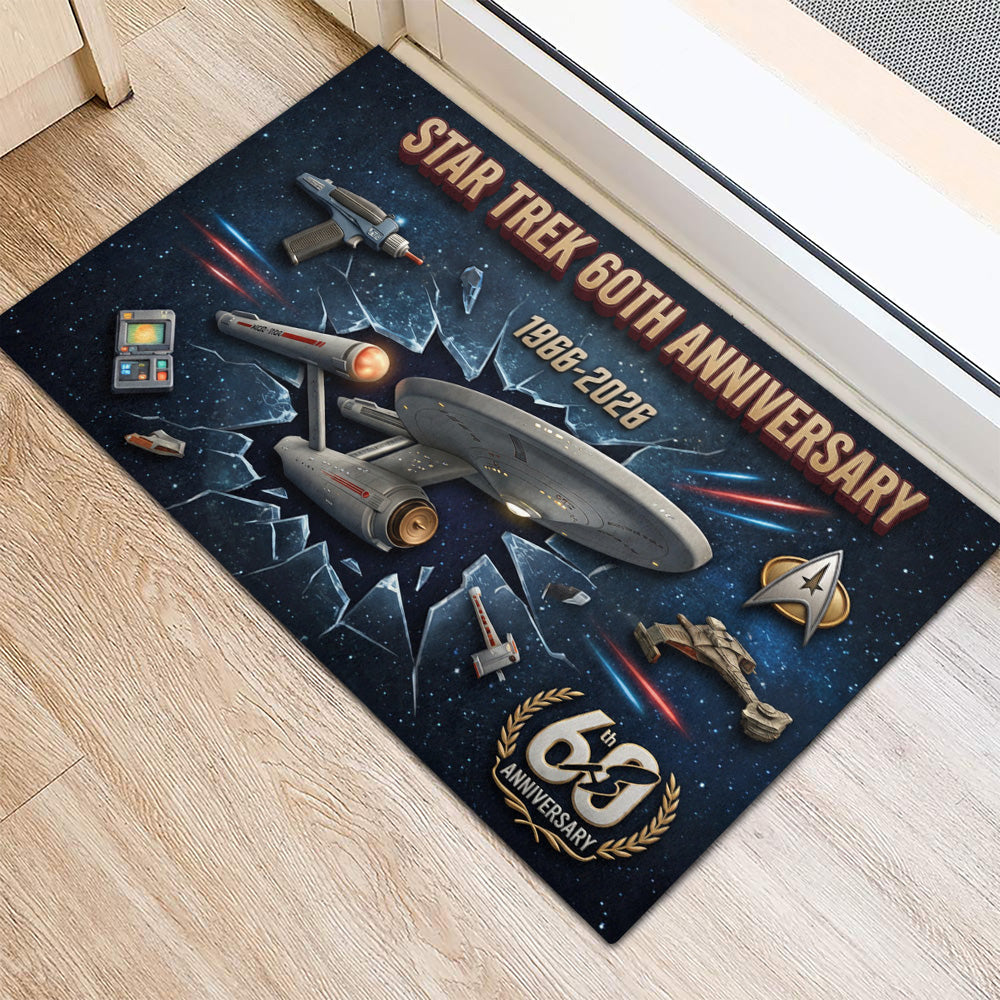 Star Trek 60th Anniversary 2026 Custom Doormat – TMTHU5415