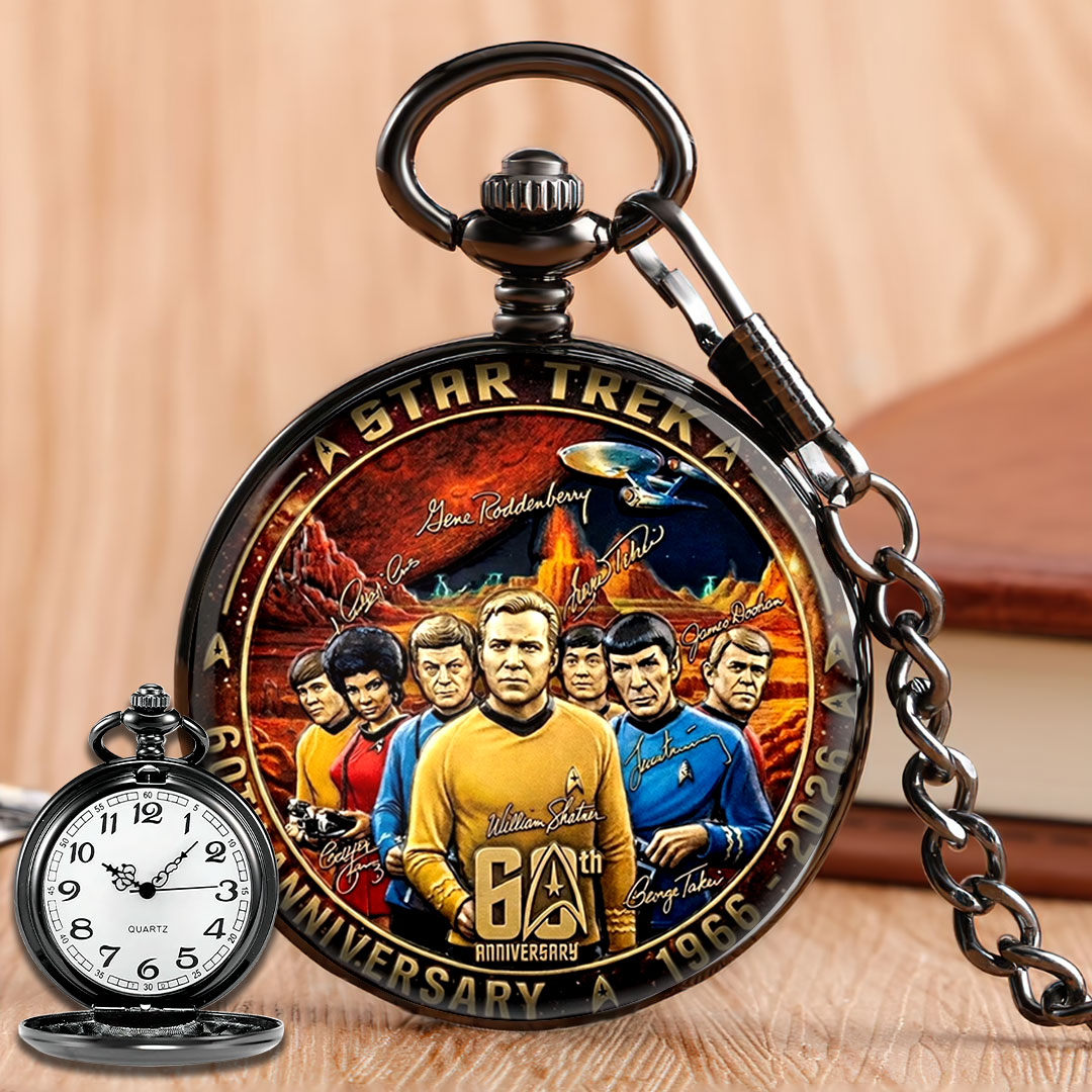 Star Trek 60th Anniversary 2026 Pocket Watch – TMTHU4722