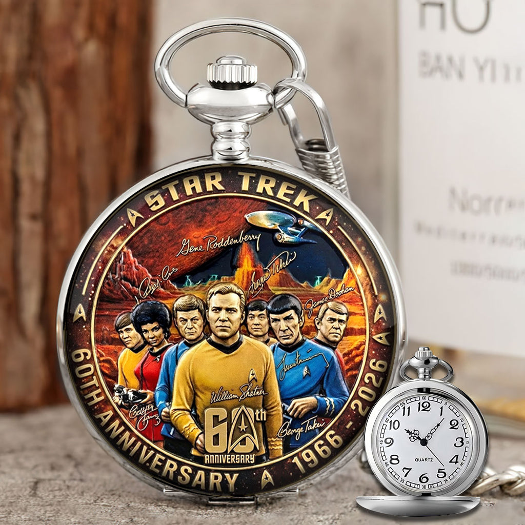 Star Trek 60th Anniversary 2026 Pocket Watch – TMTHU4722