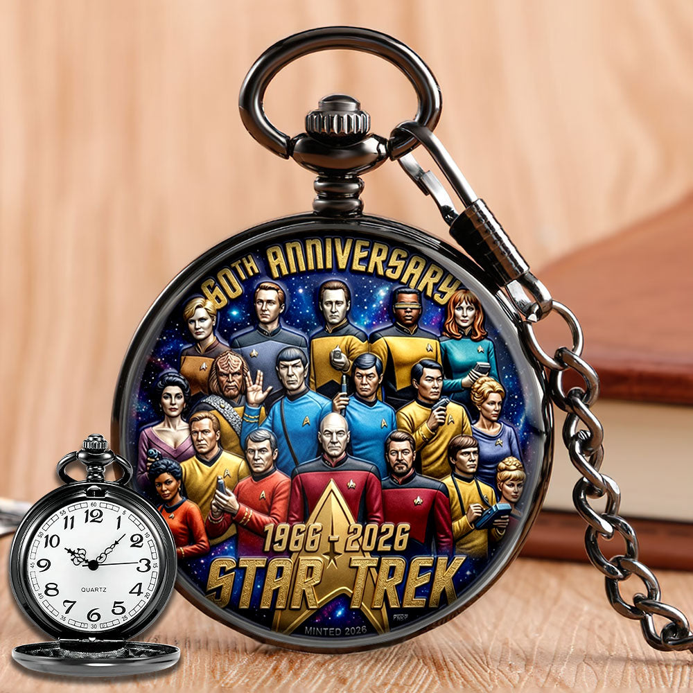 Star Trek 60th Anniversary 2026 Pocket Watch – TMTHU4787
