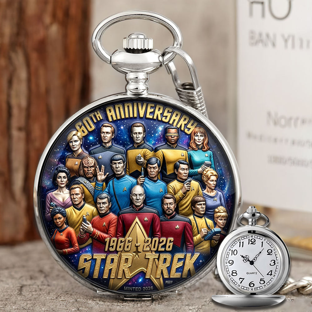 Star Trek 60th Anniversary 2026 Pocket Watch – TMTHU4787
