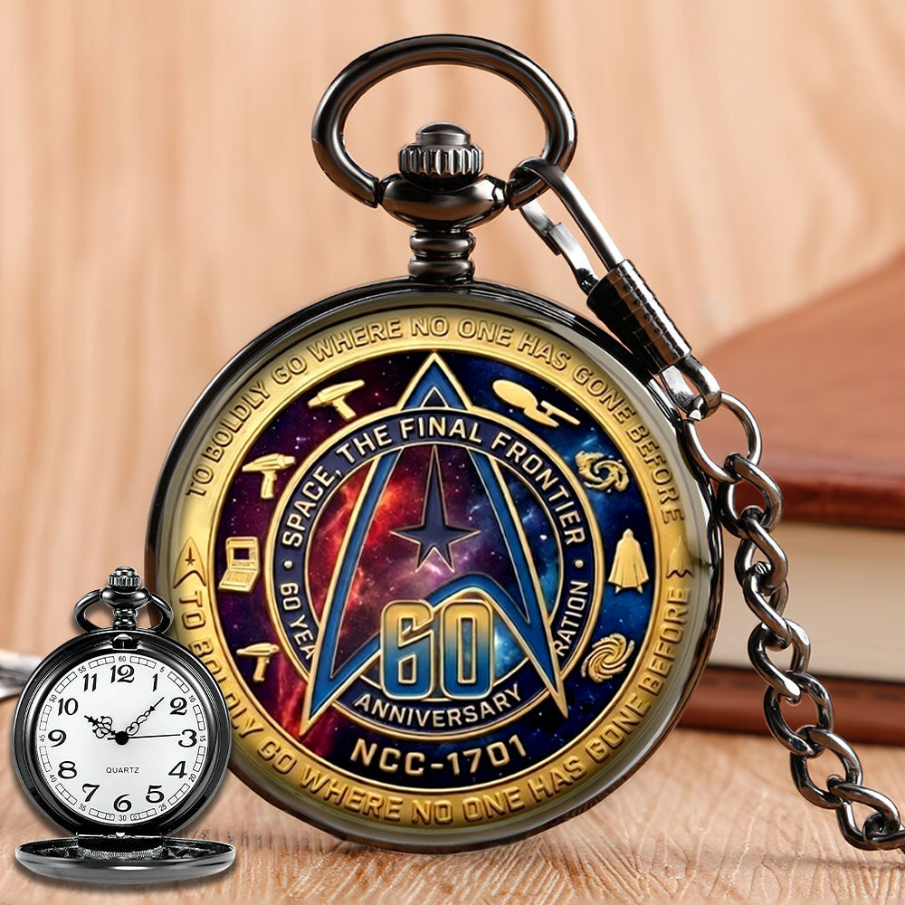 Star Trek 60th Anniversary 2026 Pocket Watch – TMTHU5345