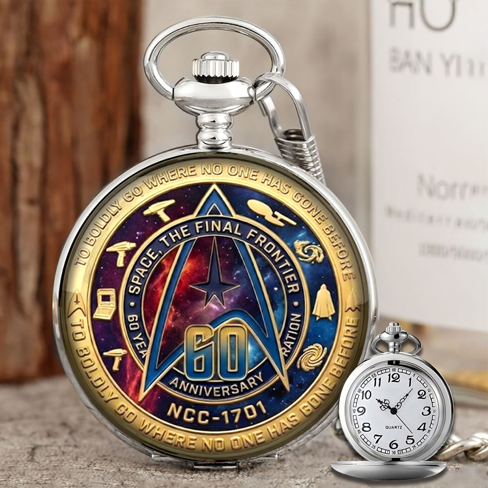 Star Trek 60th Anniversary 2026 Pocket Watch – TMTHU5345