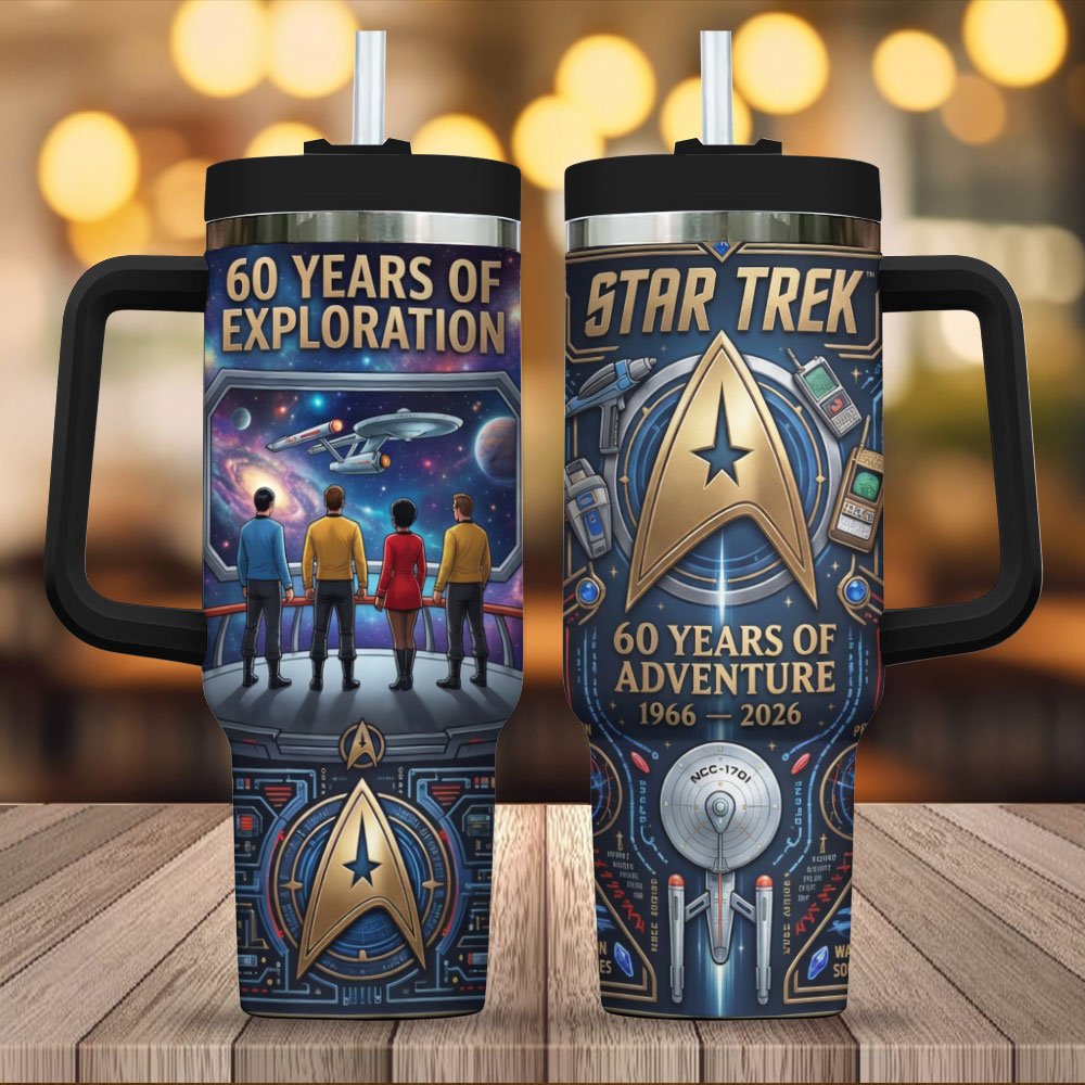 Star Trek 60th Anniversary 2026 40oz Tumbler – TMTHU5679