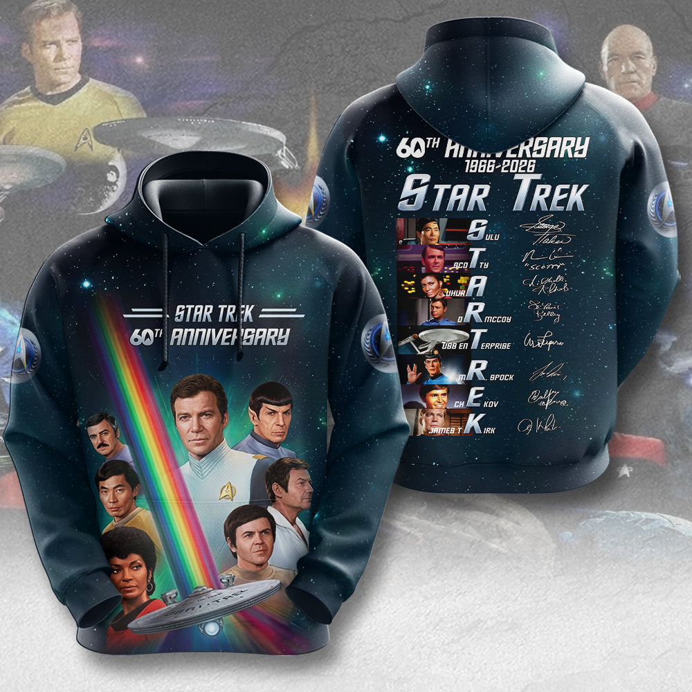 Star Trek 60th Anniversary 3D Apparel – TMTHU7537