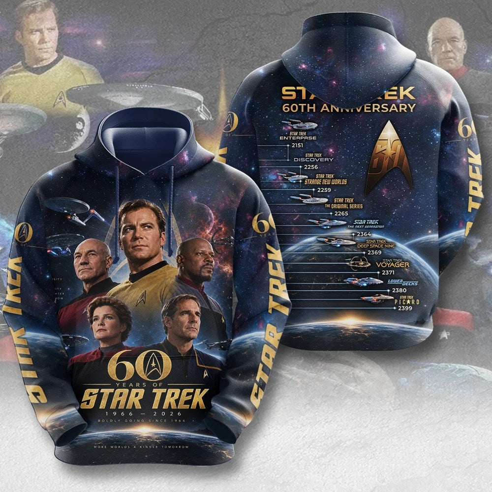 Star Trek 60th Anniversary 3D Apparel – TMTHU9282