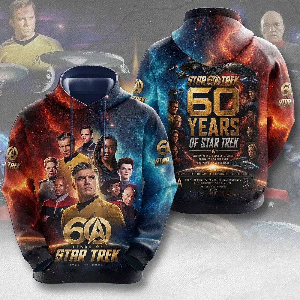 Star Trek 60th Anniversary 3D Apparel – TMTHU9305