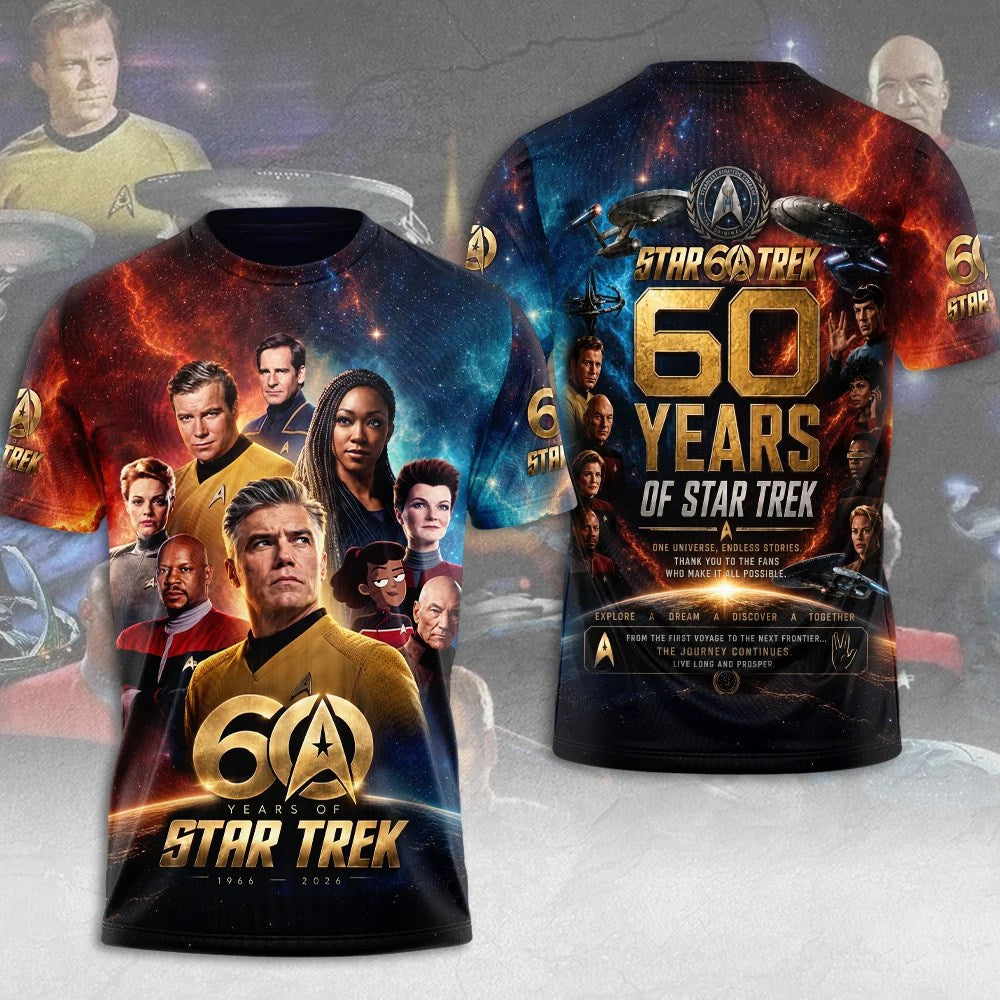 Star Trek 60th Anniversary 3D Apparel – TMTHU9305