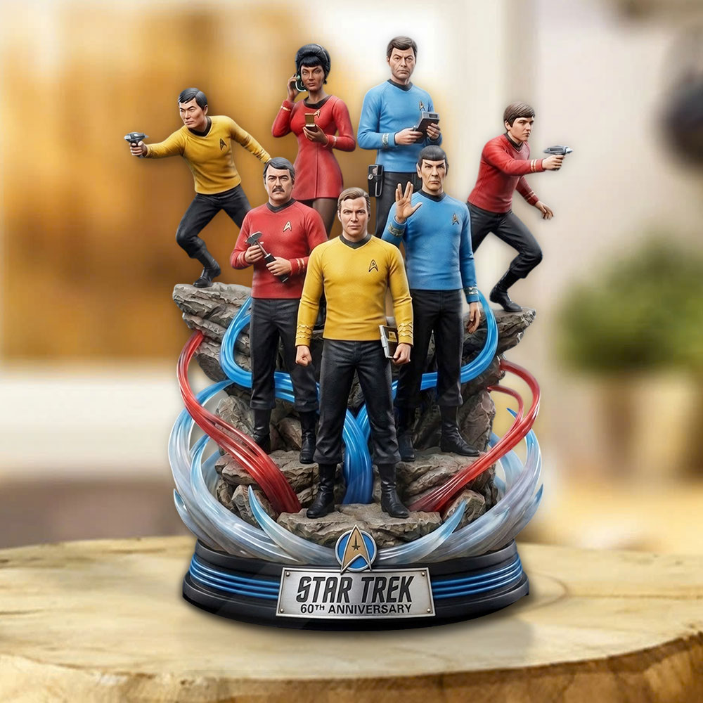 Star Trek 60th Anniversary Custom Shape Acrylic Plaque – TMTHU4318