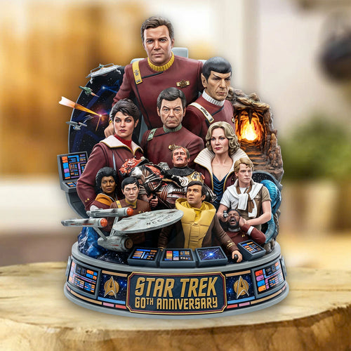 Star Trek 60th Anniversary Custom Shape Acrylic Plaque – TMTHU8153