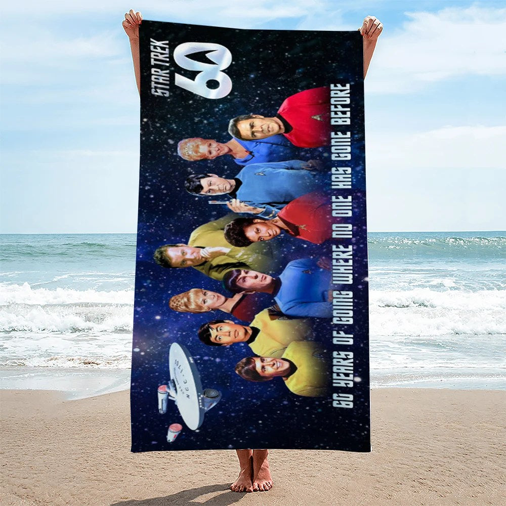 Star Trek 60th Anniversary Rectangle Beach Towel – TMTHU8686