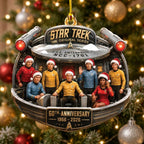 Star Trek 60th Anniversary Custom Shape 2-side Printed Acrylic Ornament – MAITM15295